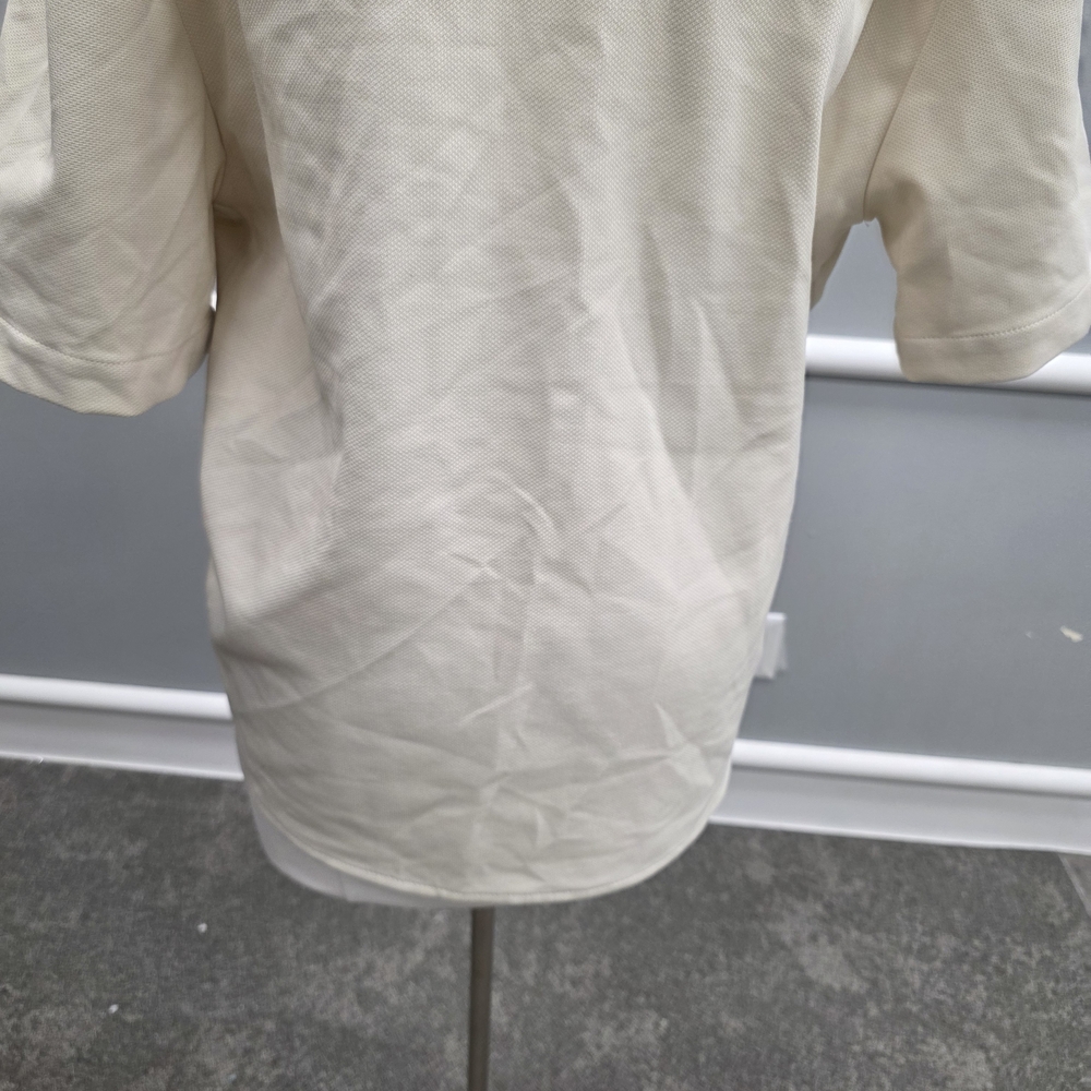 Zara Cream Casual Button Down Shirt - Picture 7 of 9
